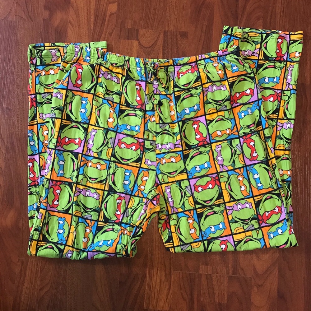 Ninja turtle pajama pants size xl